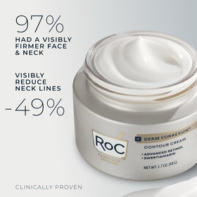RoC label close-up highlighting key ingredients and clean formulation