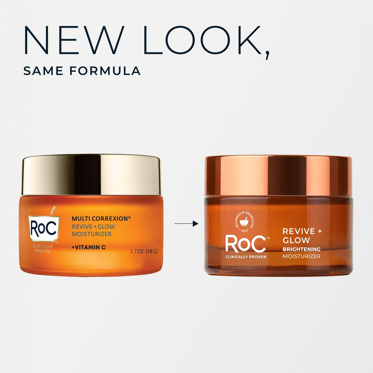RoC lifestyle bathroom shelf show brand in daily routine setting