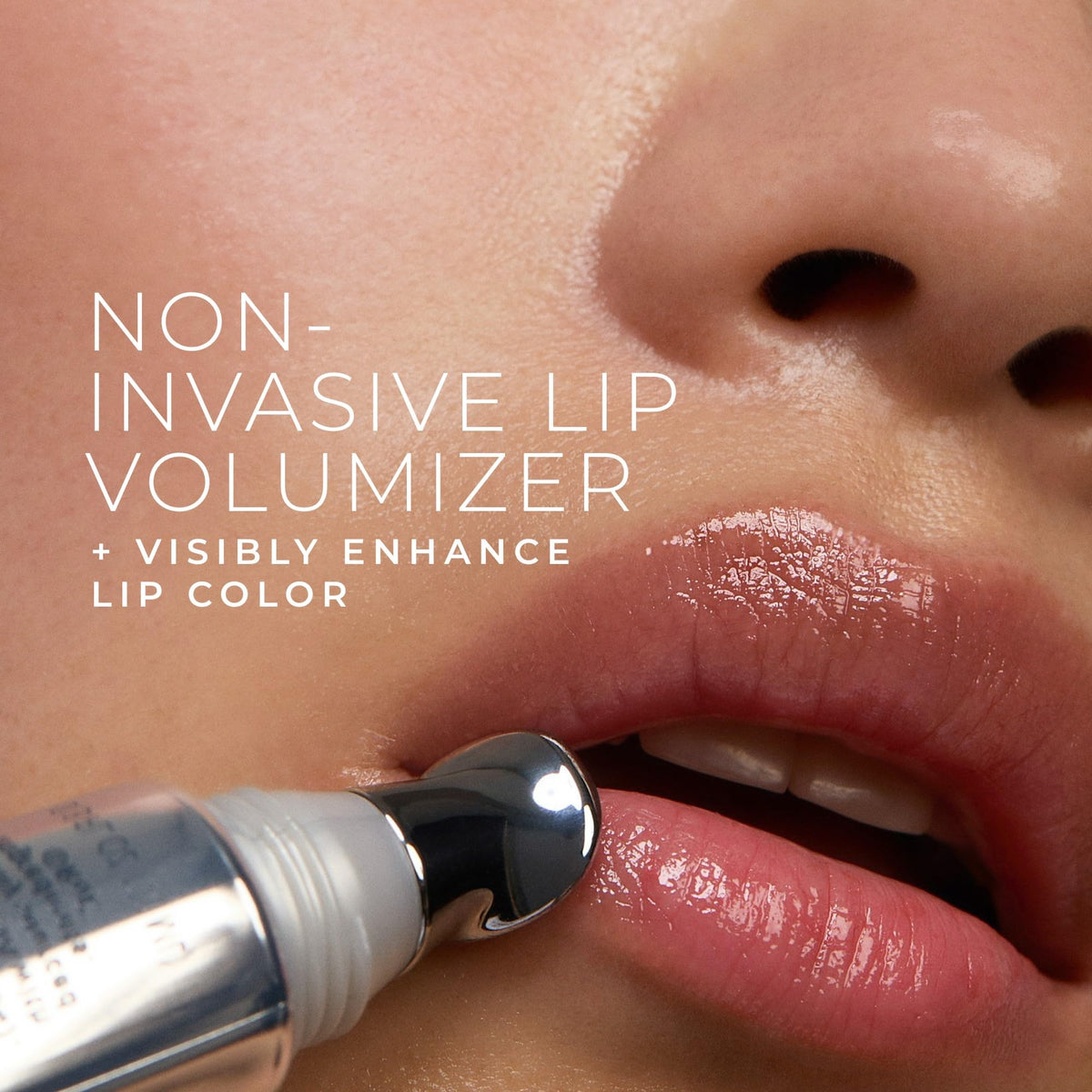 RoC lip volumizer applicator applying product for instant fullness