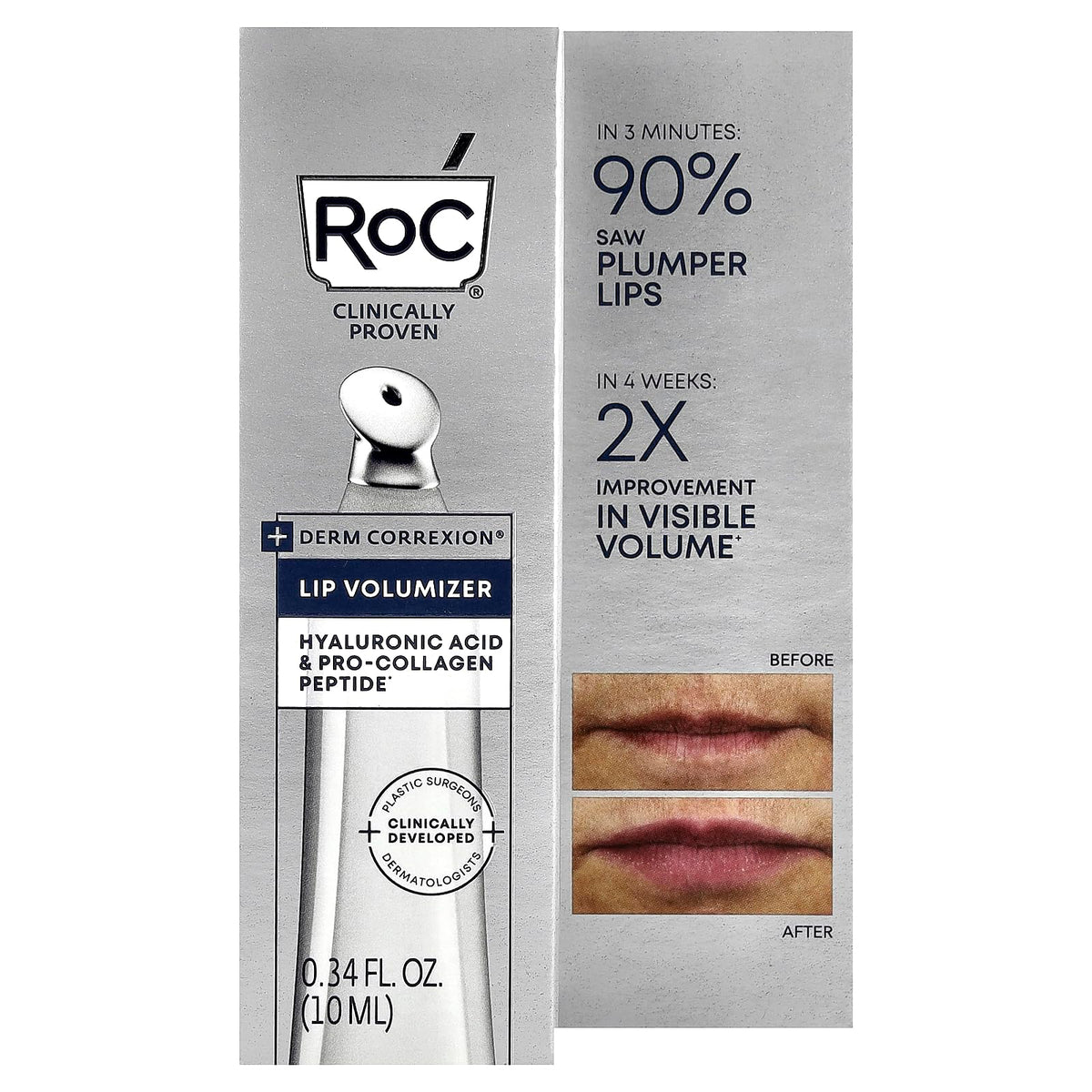 RoC close-up of creamy texture highlighting hydration benefit