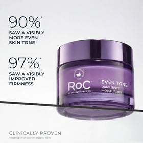 RoC smoothing onto neck to improve firmness and elasticity benefits