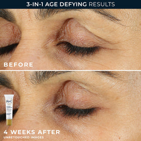 RoC night cream applied on hand demonstrating lightweight hydration benefit