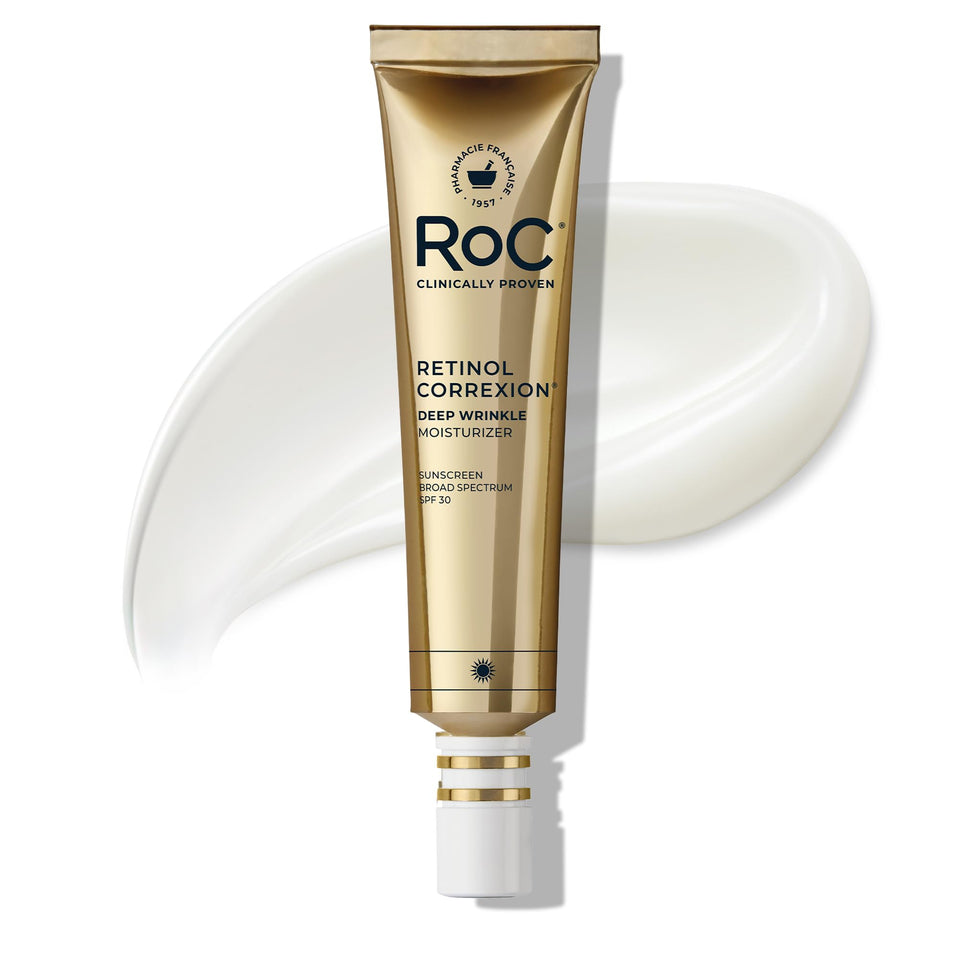 RoC front packaging shot showing product and branding benefits