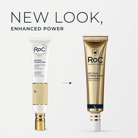 RoC open jar texture of night cream demonstrating rich moisturizing feel