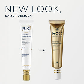 RoC open jar texture close-up highlighting lightweight, smooth texture