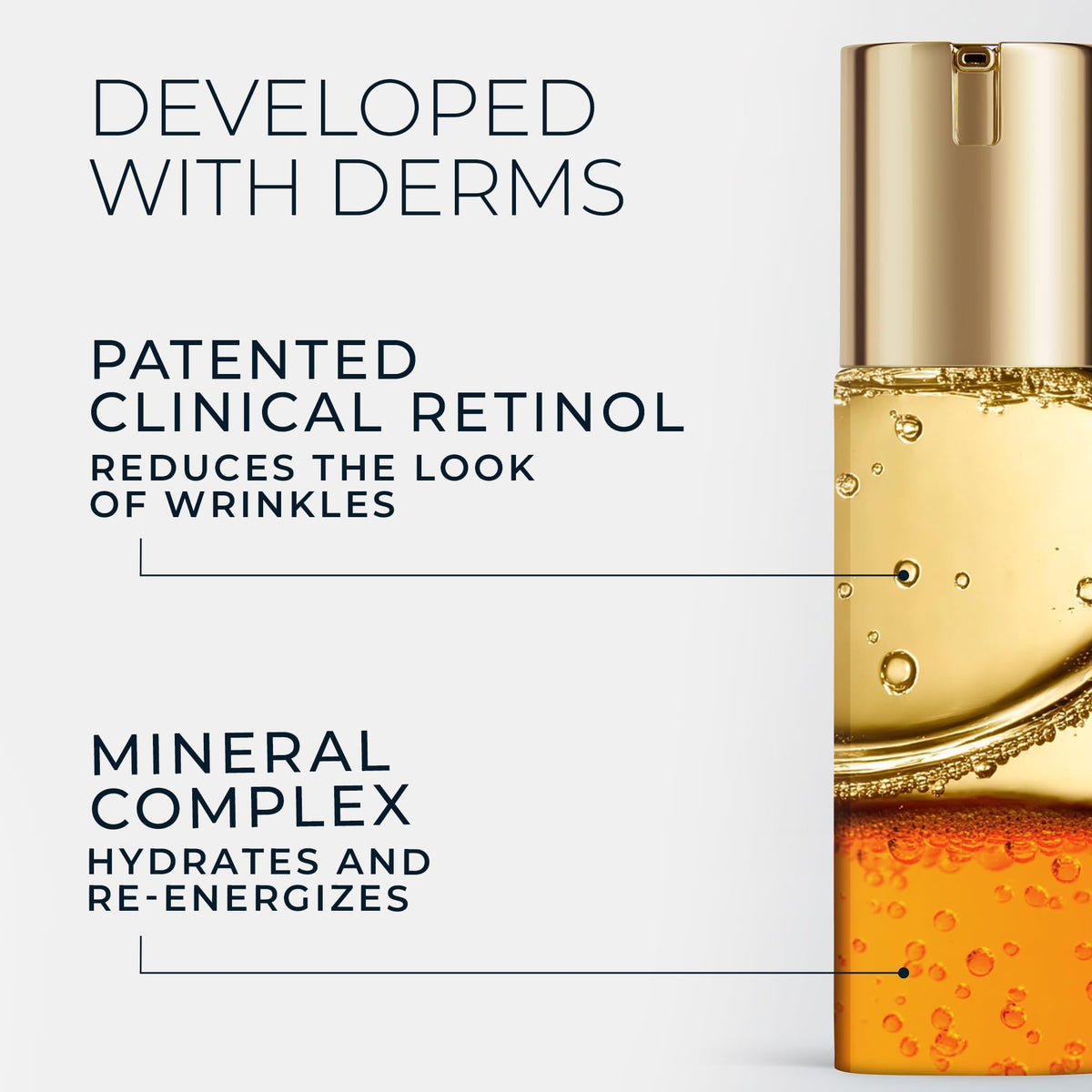 RoC ingredient visual of mineral complex supporting skin hydration