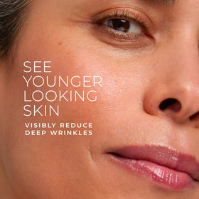 RoC bottle label close-up showing retinol formula and benefits