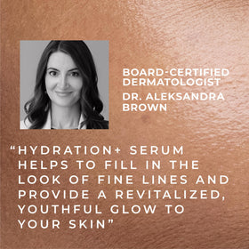 RoC serum on bathroom counter in morning routine scene showing daily use benefit
