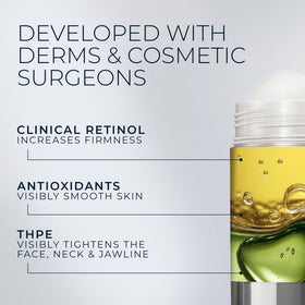 RoC stick paired with moisturizer demonstrating layering benefits
