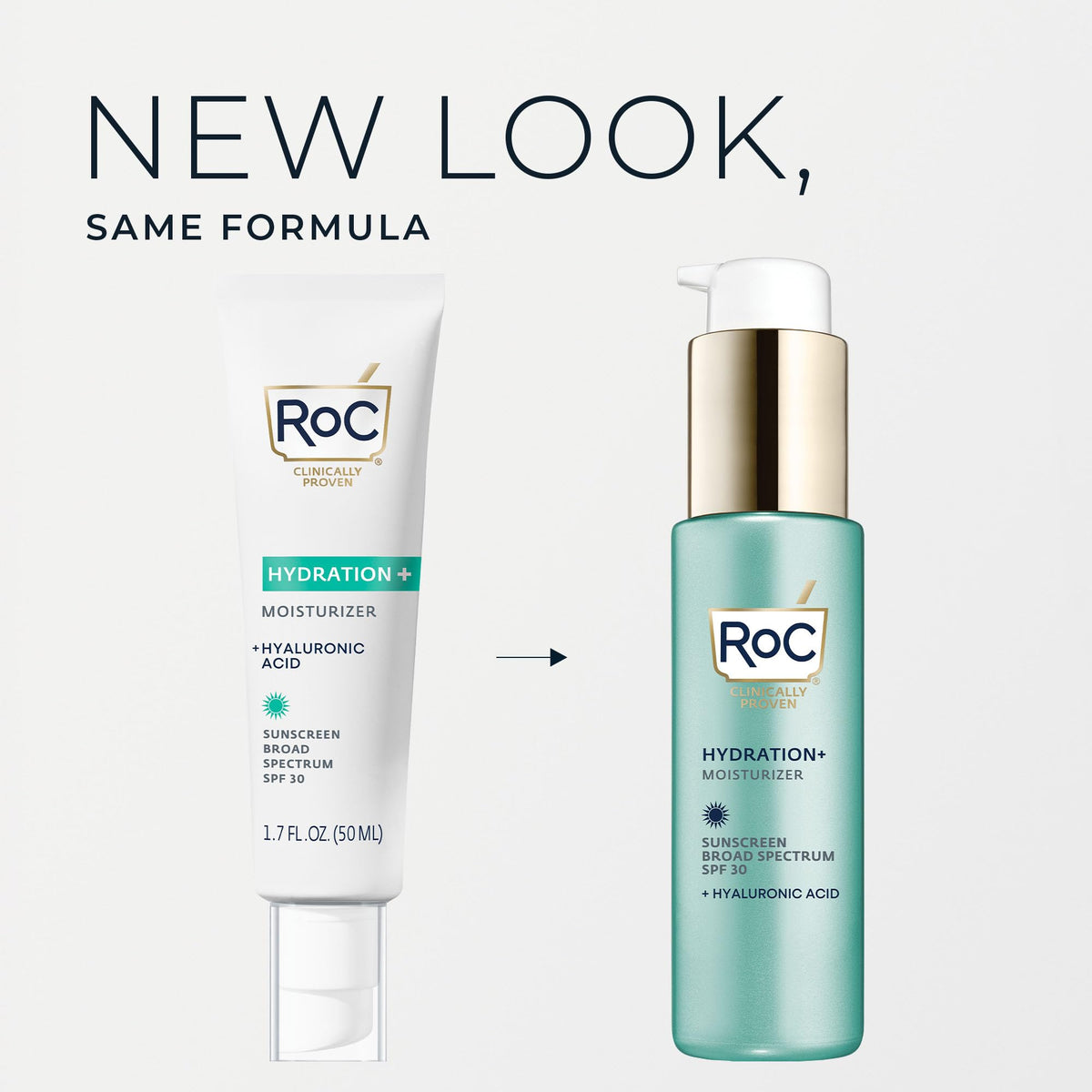 RoC gel-cream texture close-up illustrating hydration and smooth absorbency
