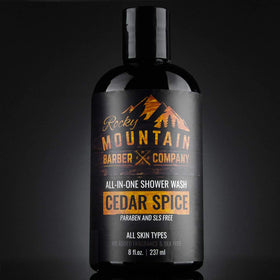 Rocky Mountain Barber Company applied to a beard showing conditioning and detangling benefit