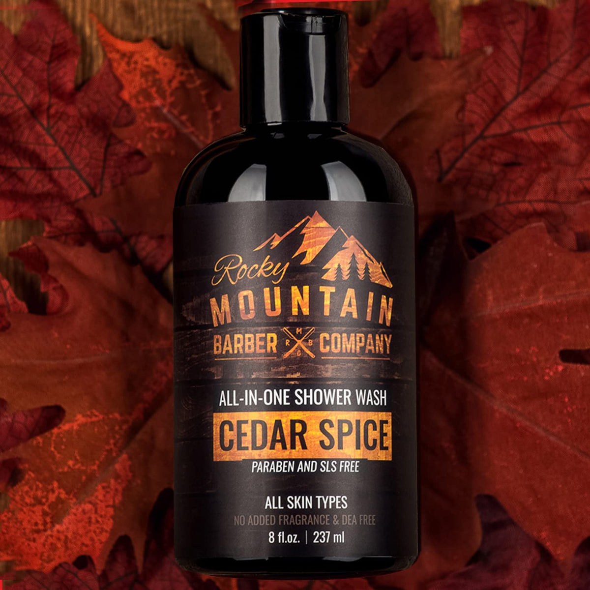 Rocky Mountain Barber Company in a bathroom lifestyle scene highlighting daily routine simplicity