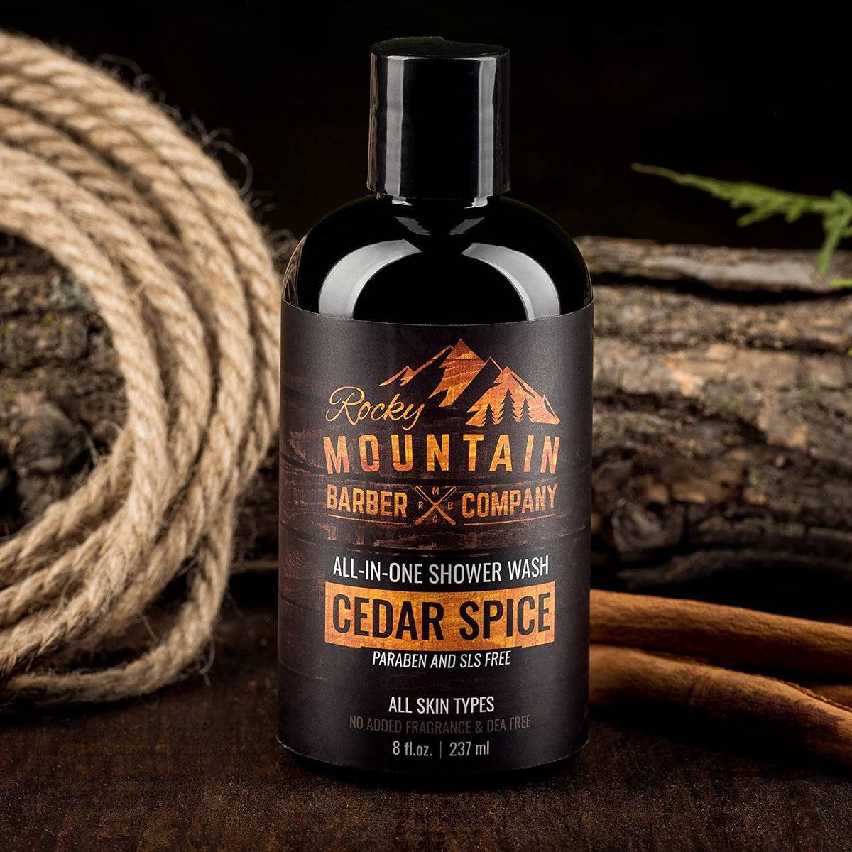 Rocky Mountain Barber Company creamy lather texture illustrating gentle cleansing