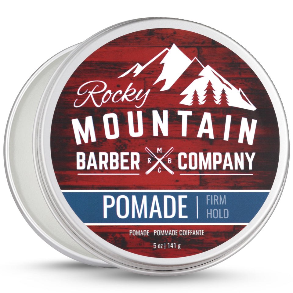 Rocky Mountain Barber Company tub front view showing brand and sleek design benefit