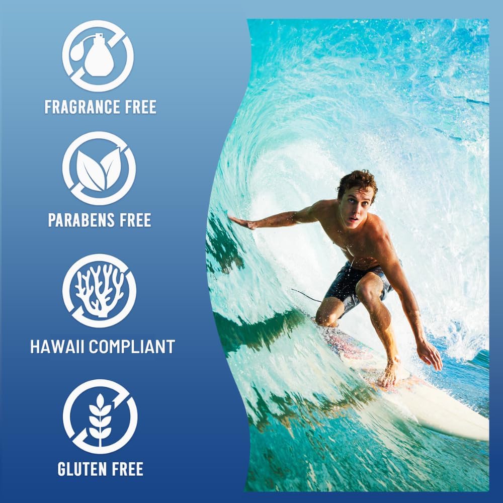 Rocky Mountain Sunscreen lotion texture on palm showing quick absorbency benefit