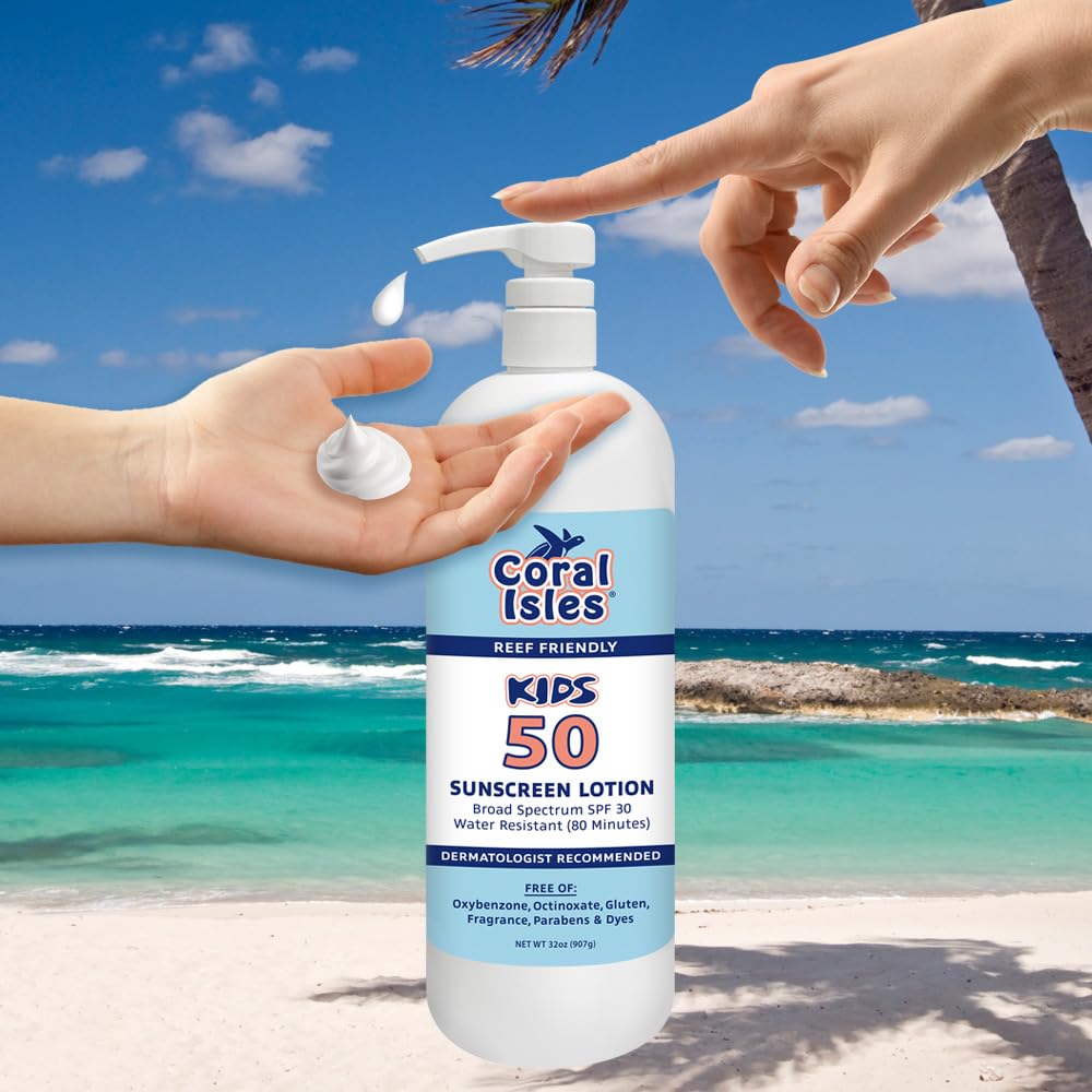 Rocky Mountain Sunscreen quart shown in hand for size and value reference