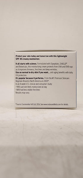 RODAN + FIELDS on bathroom shelf lifestyle scene conveying daily-use benefit