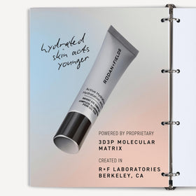 RODAN + FIELDS tube held in hand demonstrating portability and on-the-go hydration