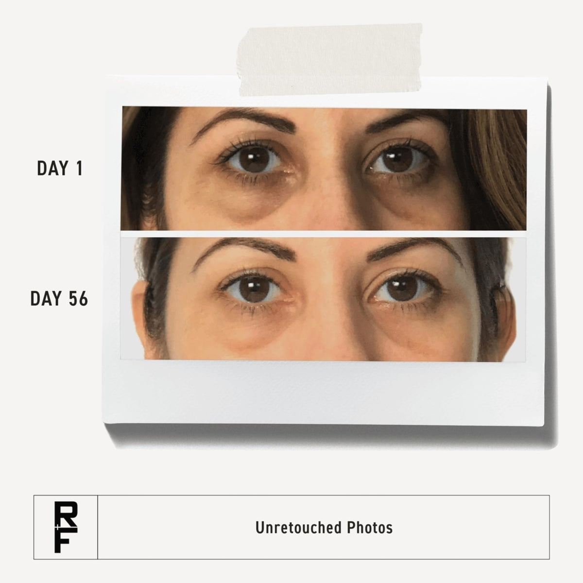 RODAN + FIELDS cream texture on fingertip showing lightweight, fast-absorbing finish