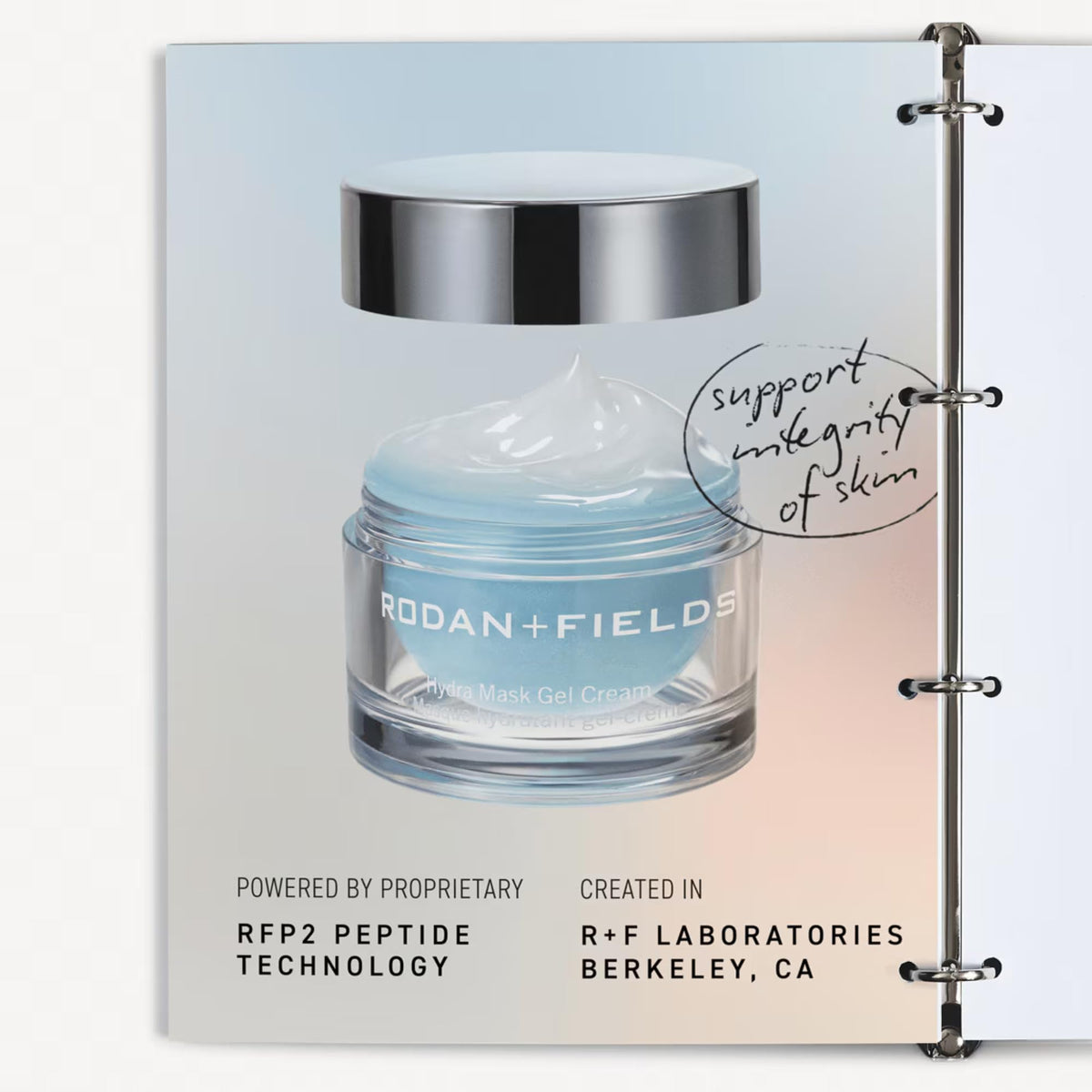 RODAN + FIELDS hydra mask on bedside table illustrating overnight use benefit: comfortable wear