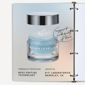 RODAN + FIELDS hydra mask on bedside table illustrating overnight use benefit: comfortable wear