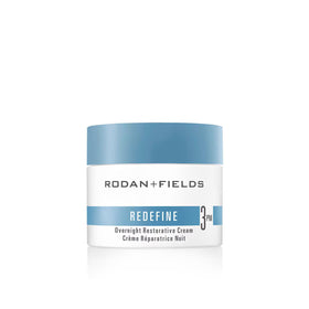 RODAN + FIELDS front jar showing product packaging and nightly treatment benefit
