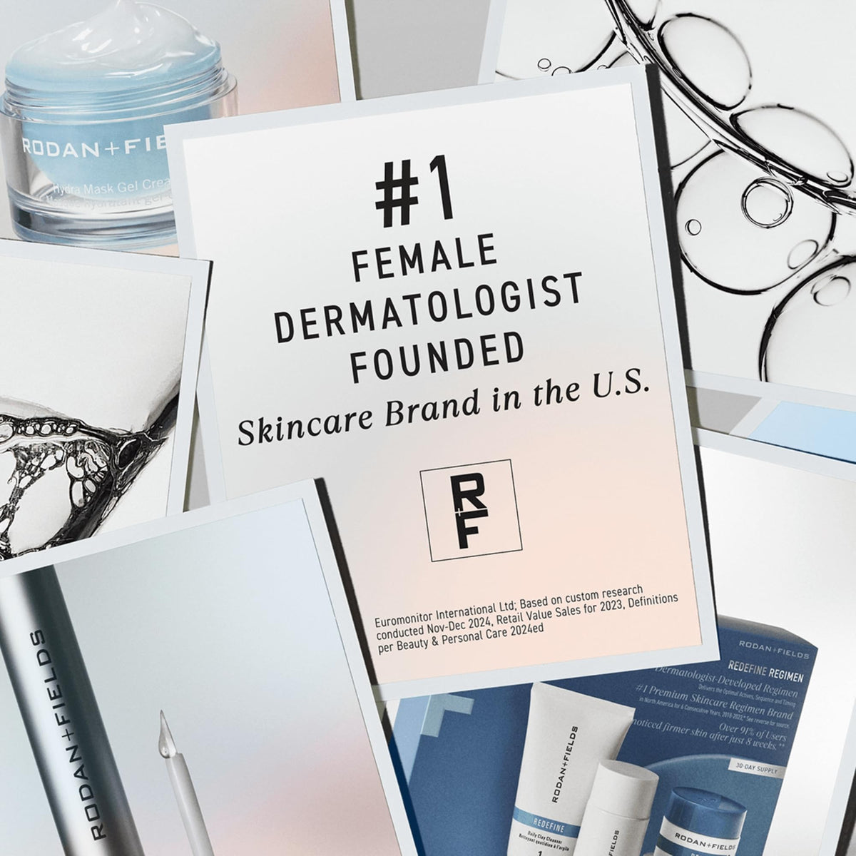 Rodan + Fields label close-up highlighting retinol and vitamin A