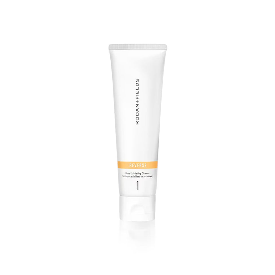 Rodan + Fields front packaging showing bottle and branding for clear identification and trust