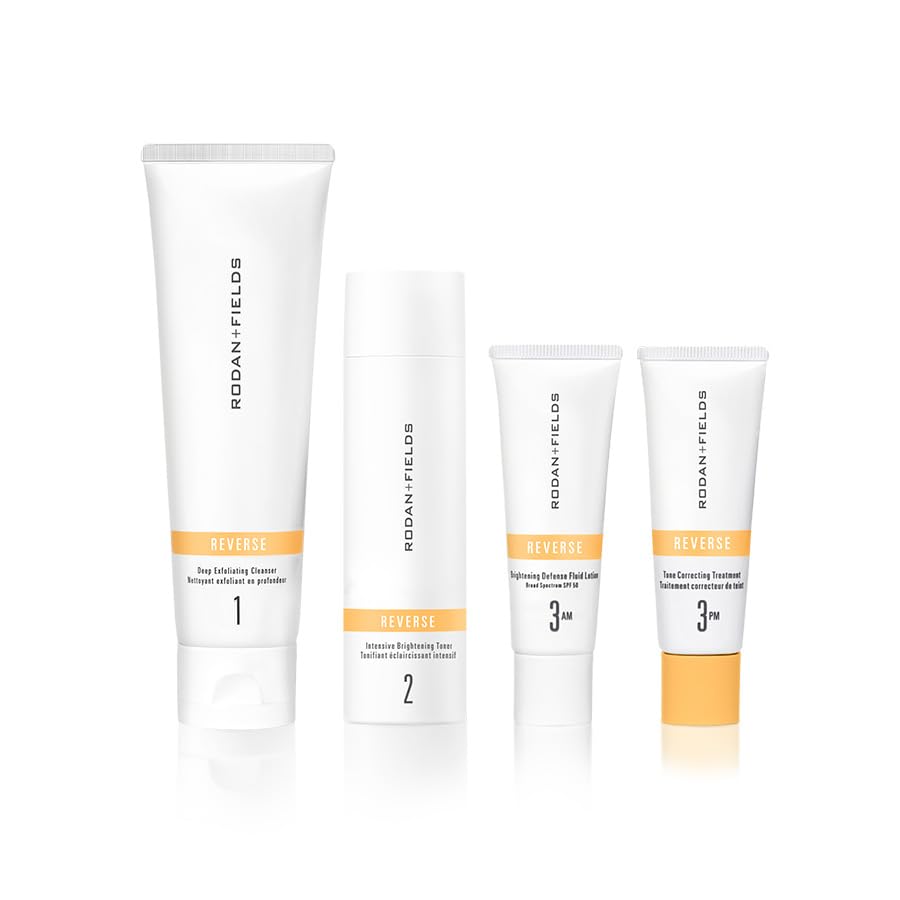 RODAN + FIELDS full Reverse Regimen kit on white background showing packaging and labels