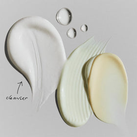 Rodan + Fields texture close-up highlighting fine exfoliant particles for gentle polishing benefit