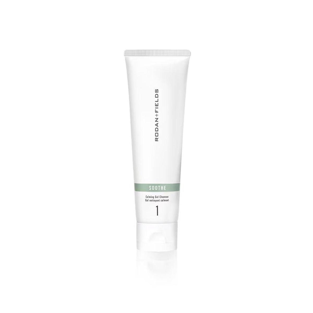 Rodan + Fields front packaging showing 125 ml bottle and gentle cleanser benefit