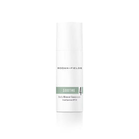 RODAN + FIELDS front packaging showing compact travel-ready tube and SPF benefit