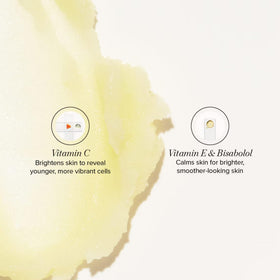 Rodan + Fields texture close-up showing sugar and salt granules delivering visible exfoliation