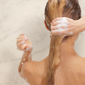 RODAN + FIELDS shampoo with conditioner illustrating fuller hair routine benefit