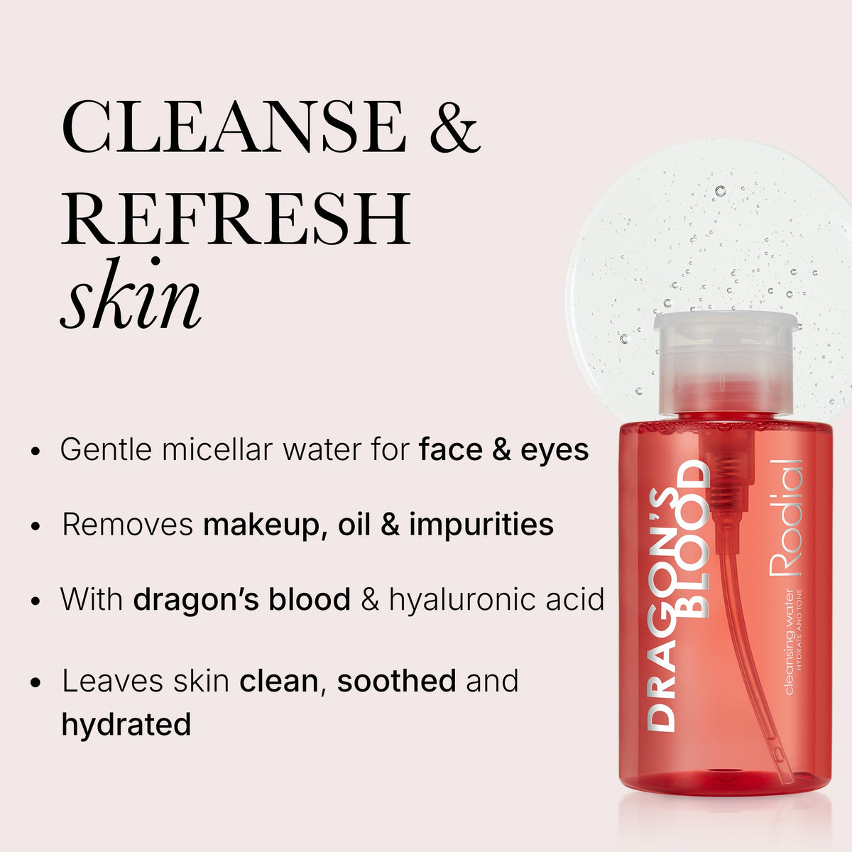 Rodial label close-up highlighting product name and active ingredients
