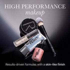 Rodial mascara xxl on vanity lifestyle scene conveying luxury routine and quick touch-ups