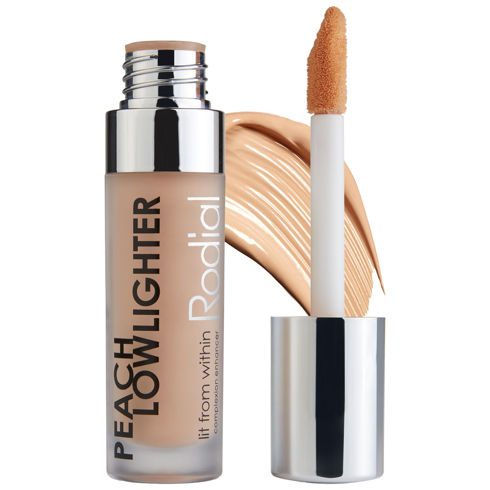 Rodial front packaging showing compact peach corrector for easy storage