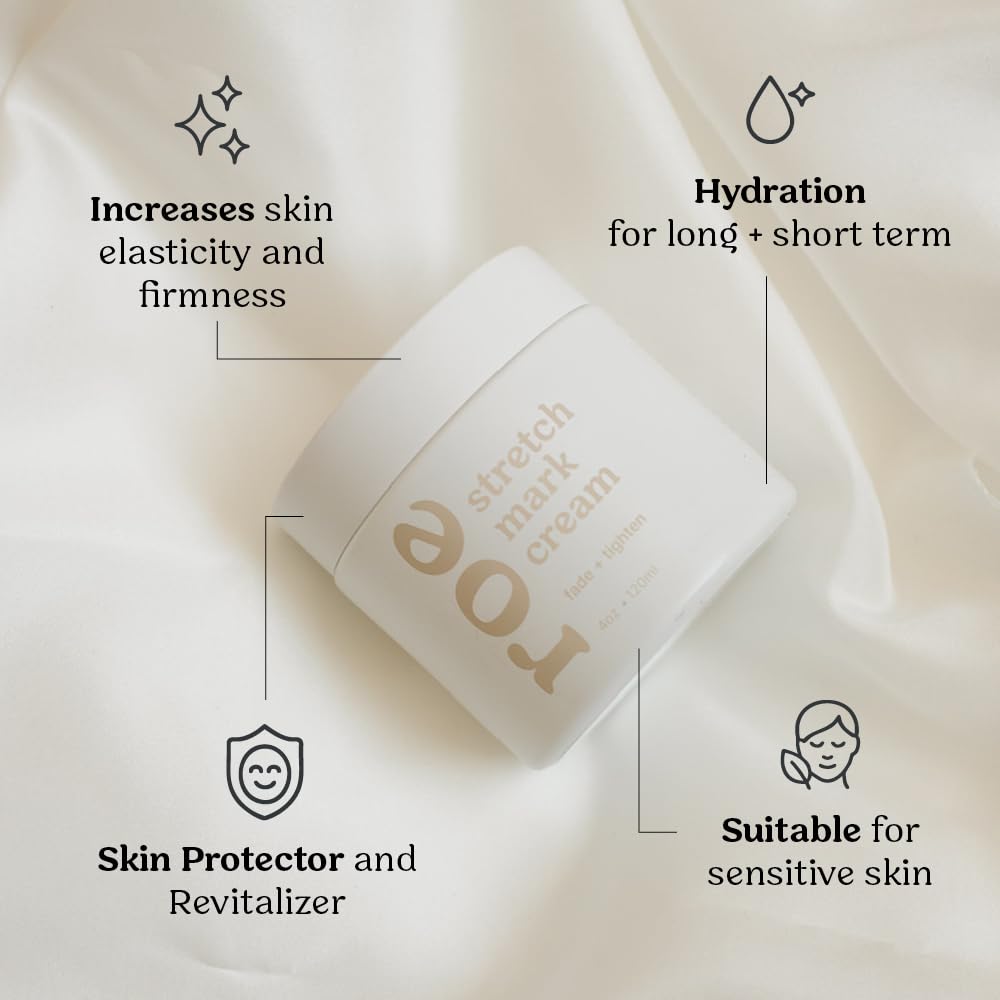 Roe Wellness belly massage demonstration supporting skin hydration