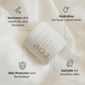 Roe Wellness belly massage demonstration supporting skin hydration