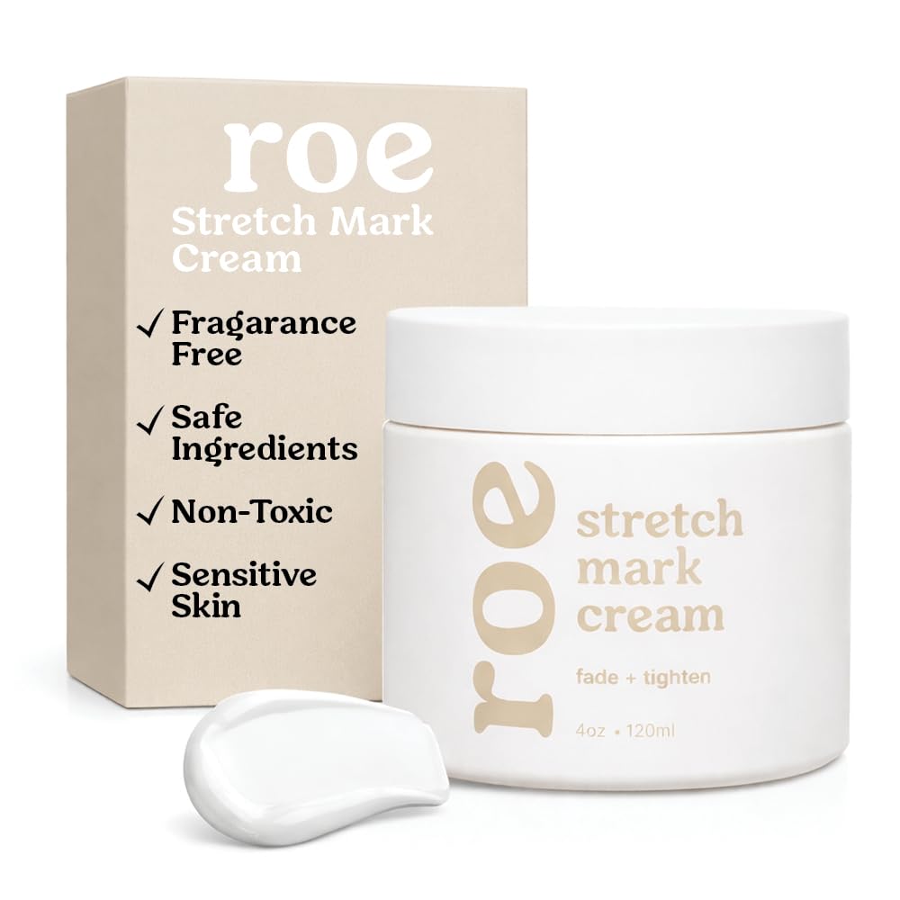 Roe Wellness front packaging showing clean maternity cream and calming design
