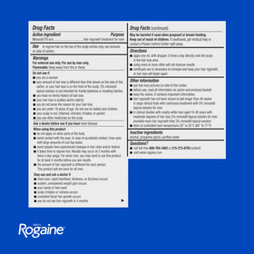 Pipette dispensing Rogaine unscented formula emphasizing precise dosing