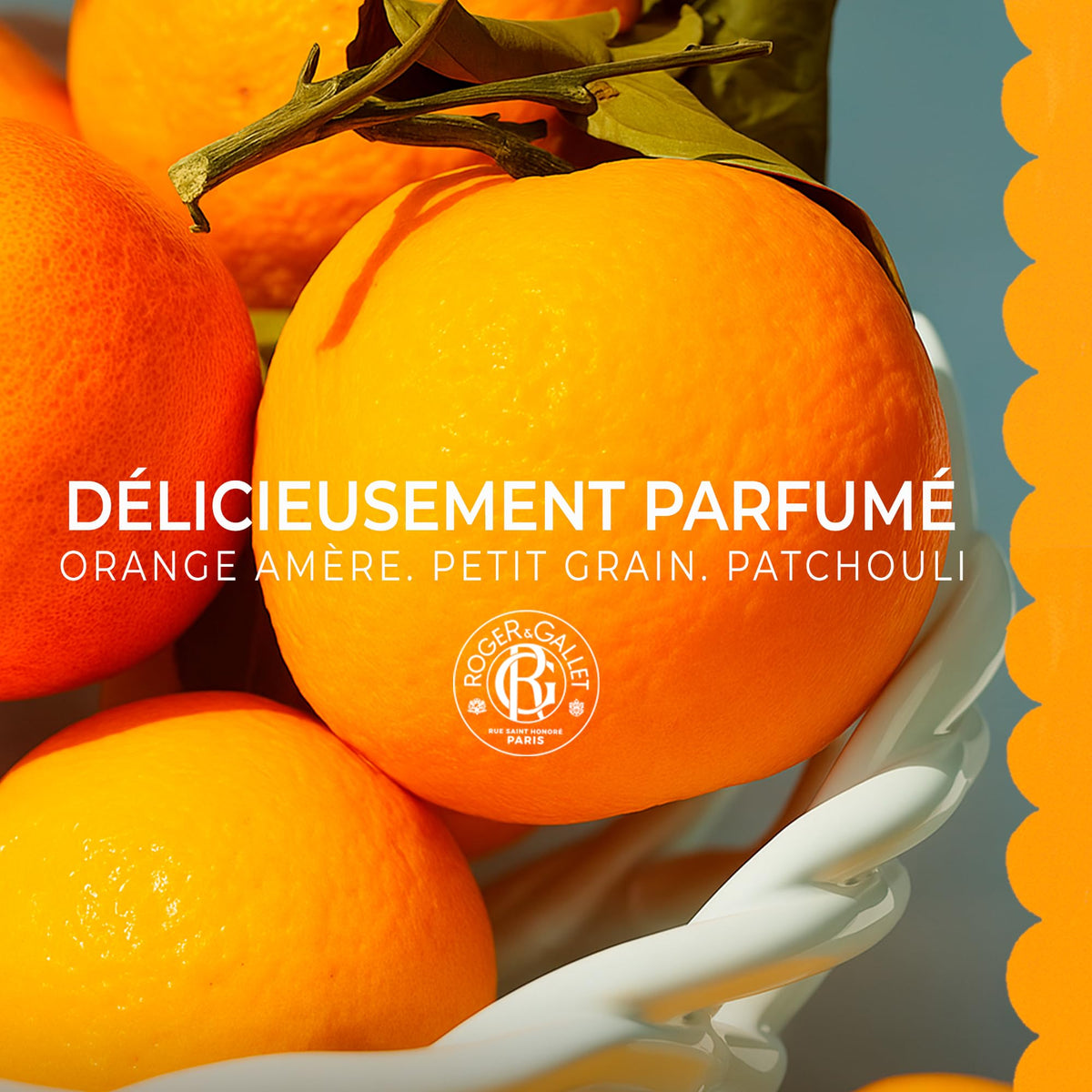 ROGER & GALLET soap surface texture detail demonstrating dense French-milled quality