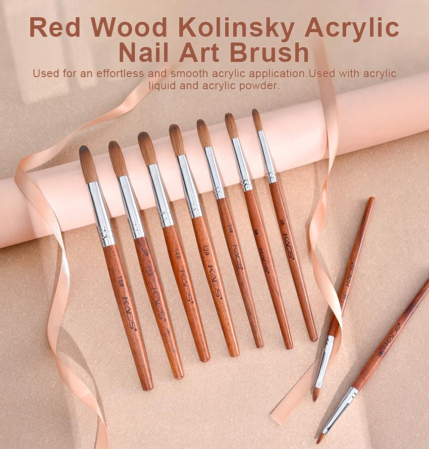 Rolabling close-up of Kolinsky hair tip ensuring precise application