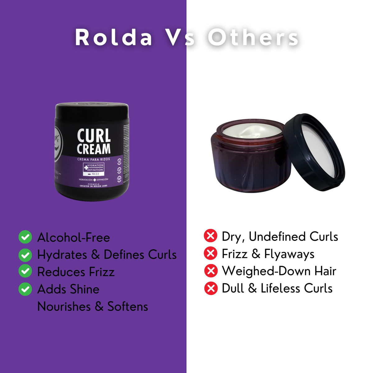 Rolda cream in hands being emulsified to evenly distribute moisture