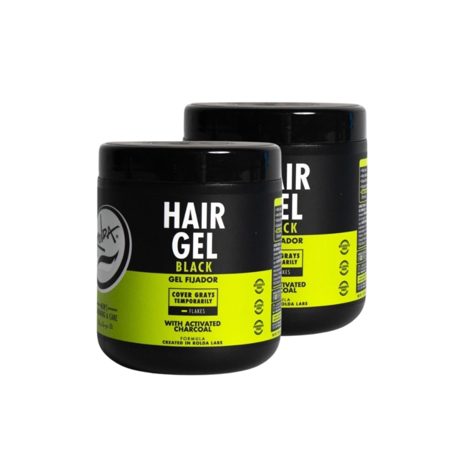 Rolda front packaging jar showing brand and bold black gel benefit
