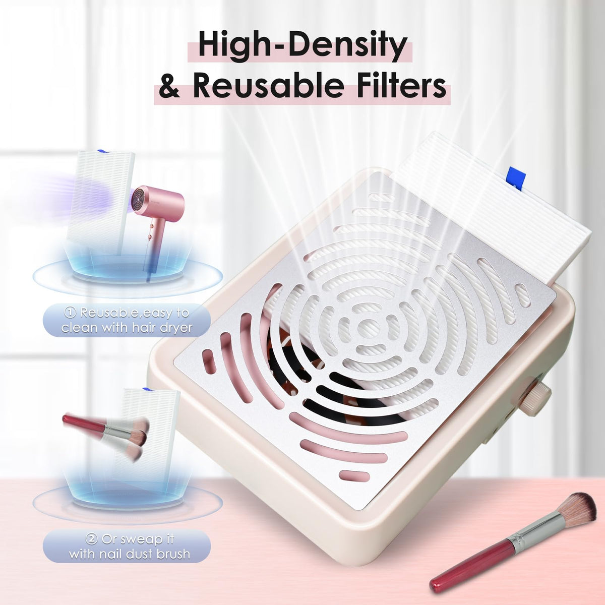 Rolokit next to a hand showing scale and portable salon convenience