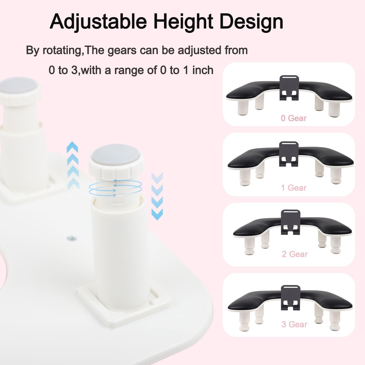 Rolomanve size comparison on table demonstrating portable salon scale