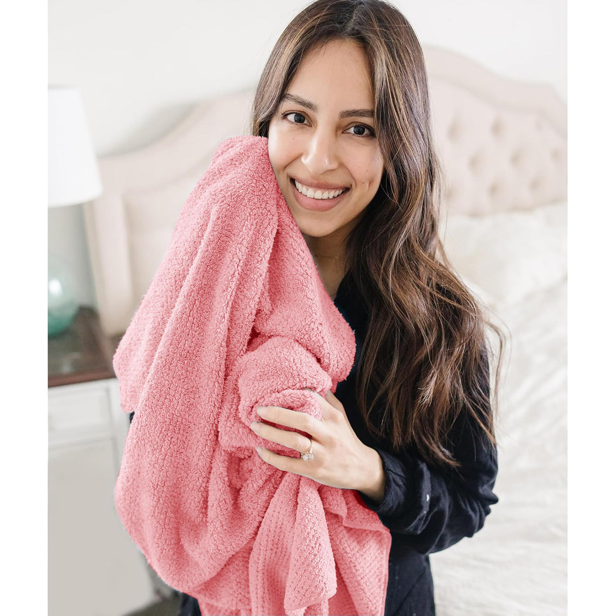 ROLSHOL towels neatly folded, travel-ready and lightweight for gym or trips