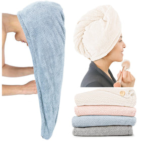 ROLSHOL front packaging showing four vibrant towel wraps and product benefits