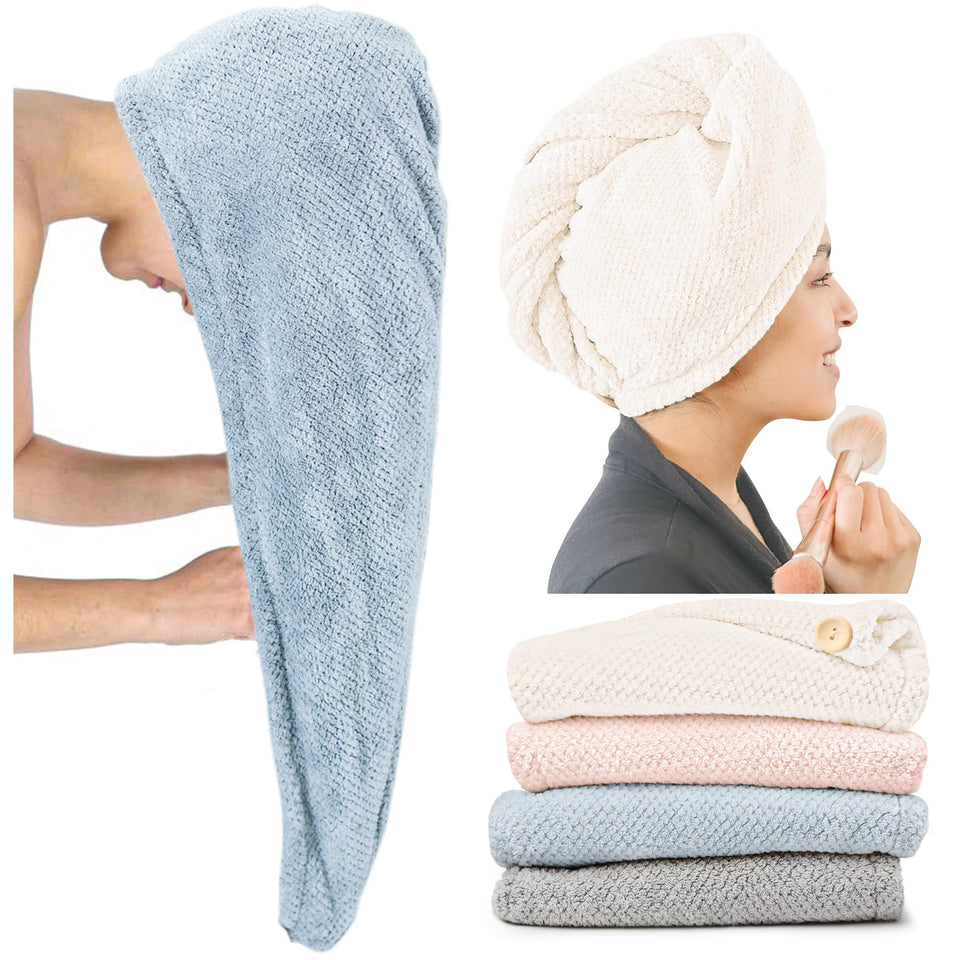 ROLSHOL front packaging showing four vibrant towel wraps and product benefits